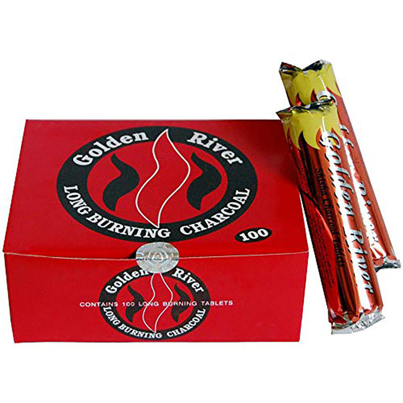 GOLDEN RIVER | Węgielki do Fajki Wodnej Shishy 33mm - obrazek 2