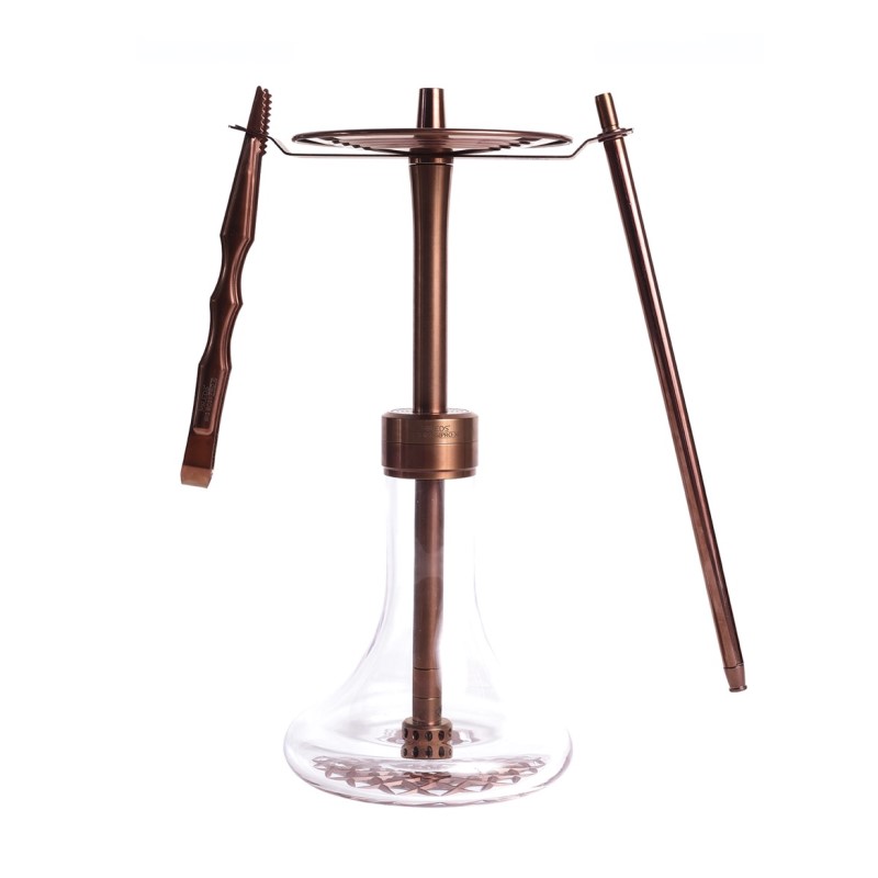 Mr.Eds E24 Big Boss Pro-X Fajka Wodna Shisha - Seria tytanowa | Miedziany Ton