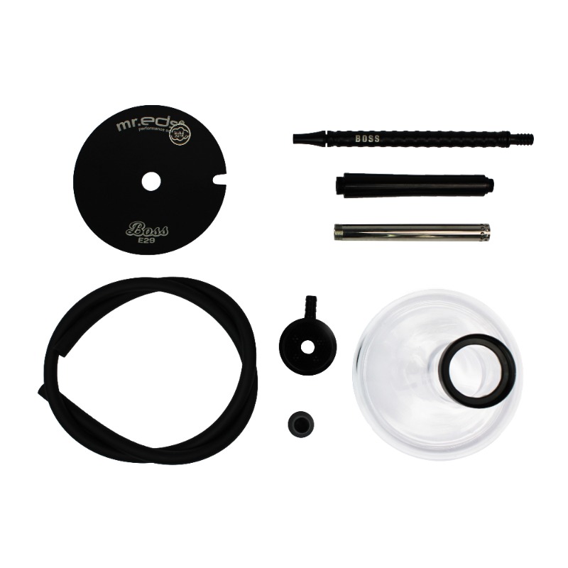 Mr.Eds E29 Boss Fajka Wodna Shisha | Black - obrazek 5