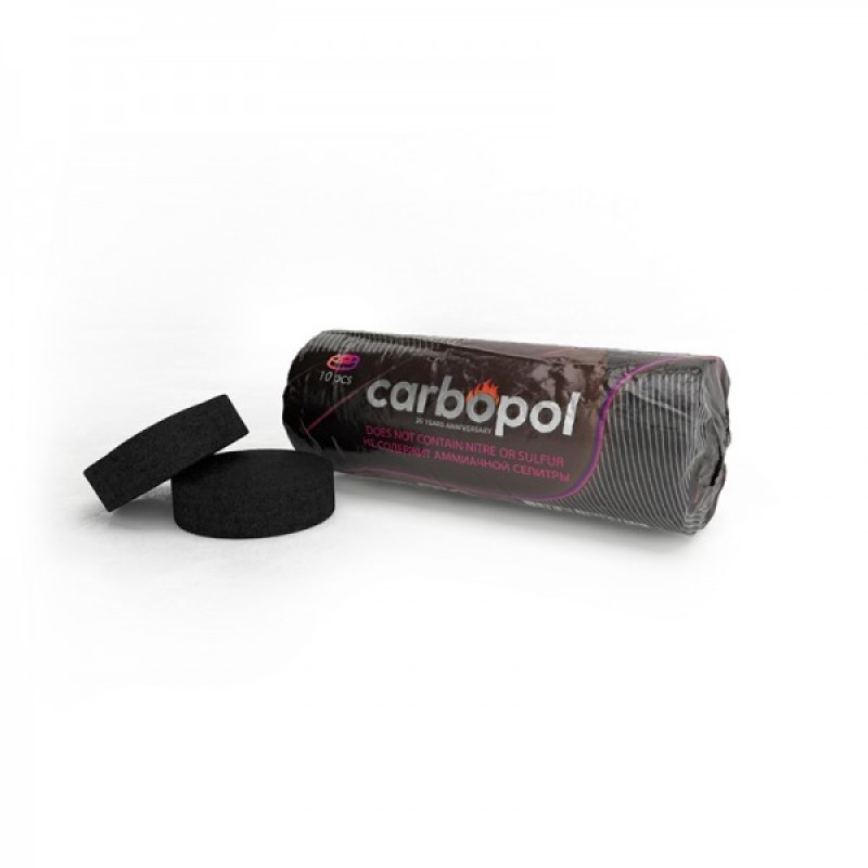 Carbopol | Węgiel Samorozpalający do Fajki Wodnej Shishy 40mm Paczka