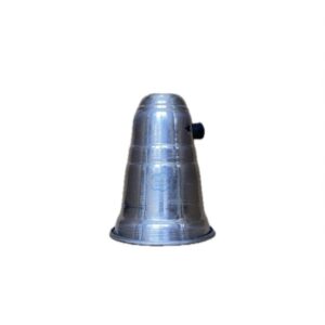 Komin Wiatrochron Gładki do Fajki Wodnej Shishy | M02 Silver