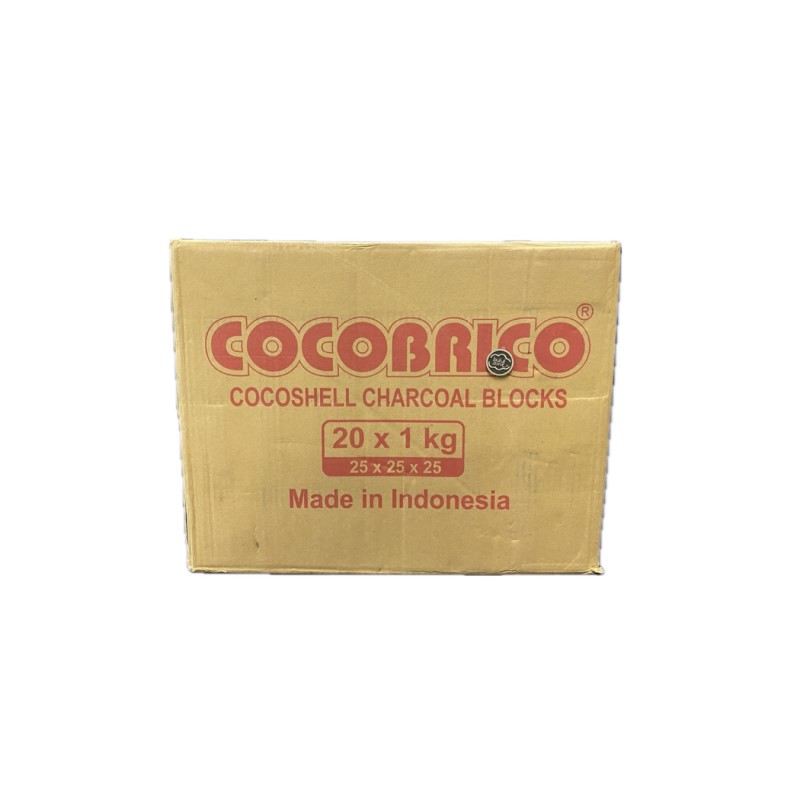 COCOBRICO | Węgielki Kokosowe do Fajki Wodnej Shishy 25mm 20Kg MasterBox - obrazek 4