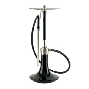 Oduman Cosmo Hookah | Silver Black Body & Black Glass Fajka Wodna Shisha