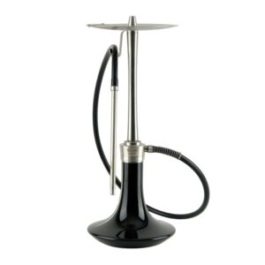 Oduman Cosmo Hookah | Silver Body & Black Glass Fajka Wodna Shisha