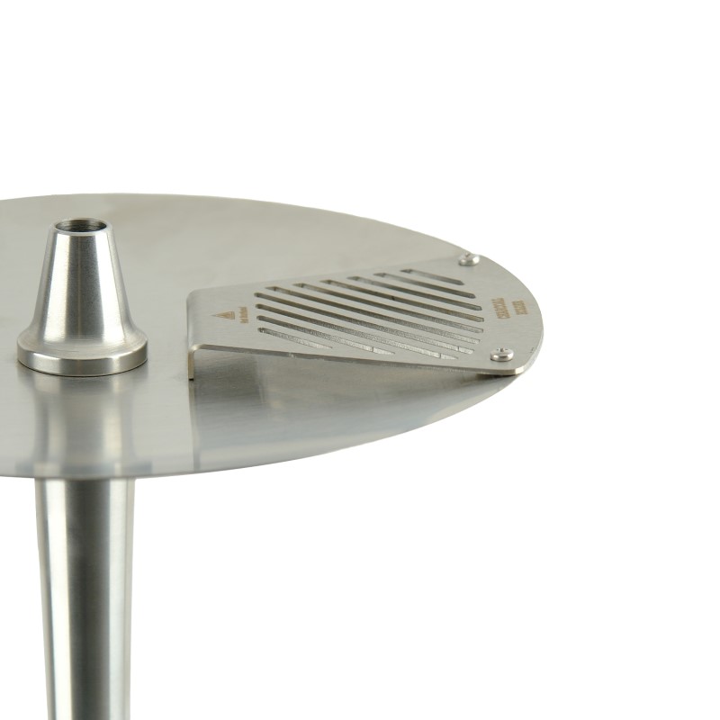 Oduman Cosmo Hookah | Silver Body & Black Glass Fajka Wodna Shisha - obrazek 2